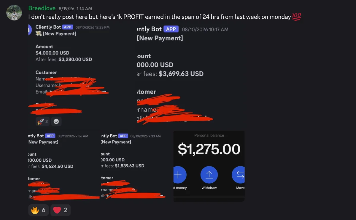 Discord #wins post from Breedlove